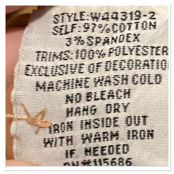 Johnny Was Amika Peplum Military Jacket Khaki Size Small - Picture 12 of 12